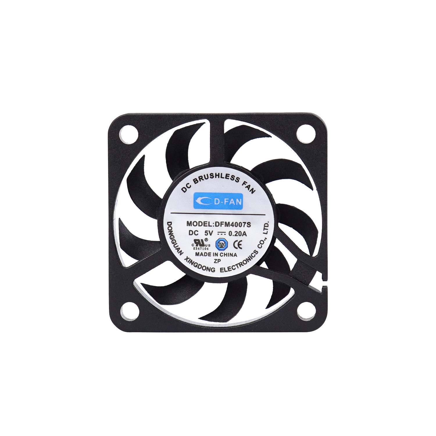 4007 7000rpm DC Cooling Brushless Fan with Soft-Start 