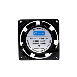 115v Black Plastic Infinity AC Axial Fan