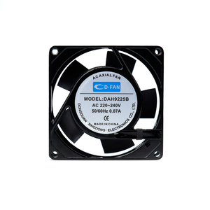 230v 92mm Black Plastic Infinity AC Axial Fan